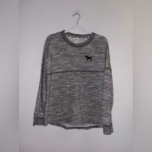 PINK — Grey Sweater